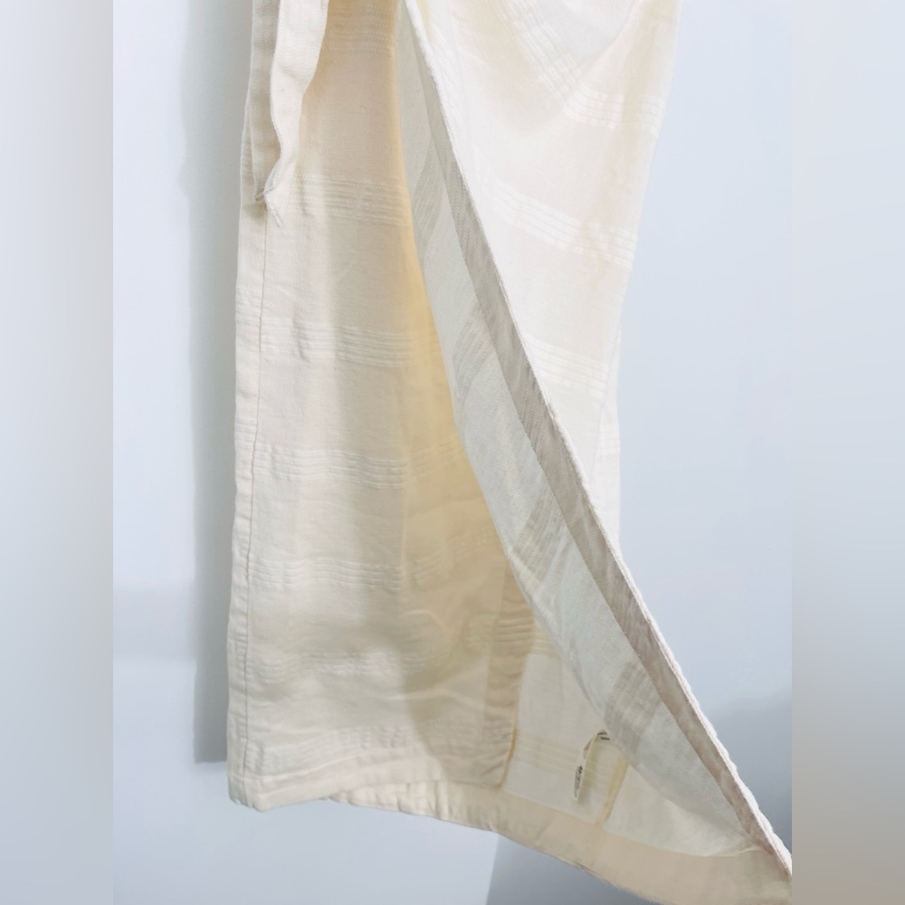 NWOT Free People At Leisure Midi Maxi Linen Cotton Dress Size XS - Picture 8 of 10